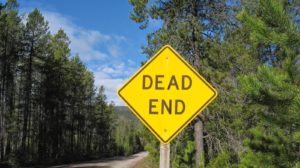 The End sign